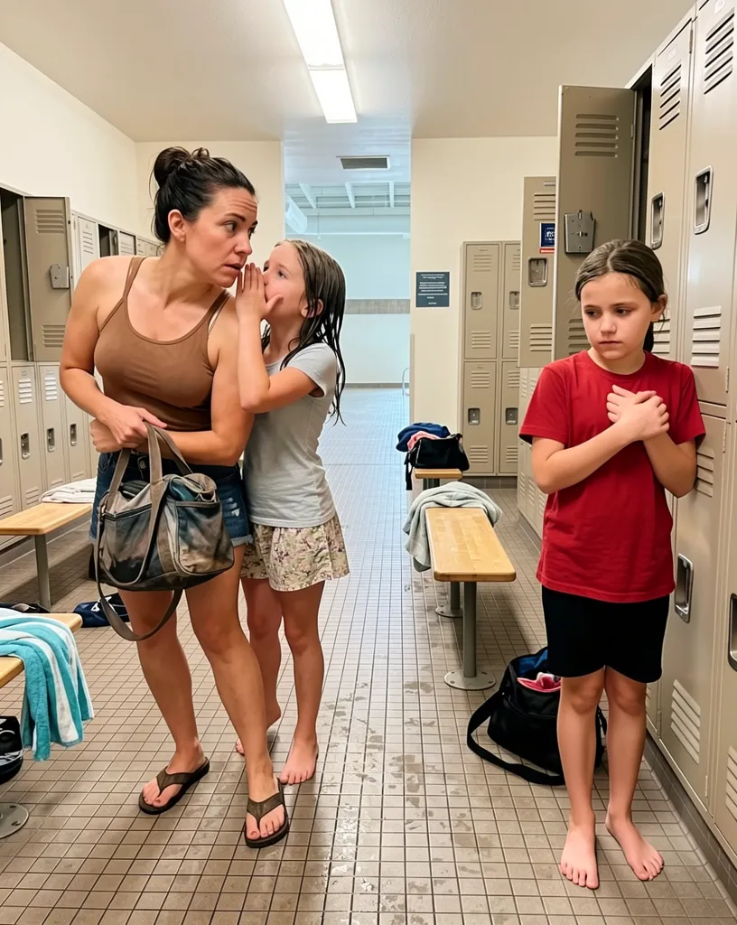 Mom's shocking discovery at pool