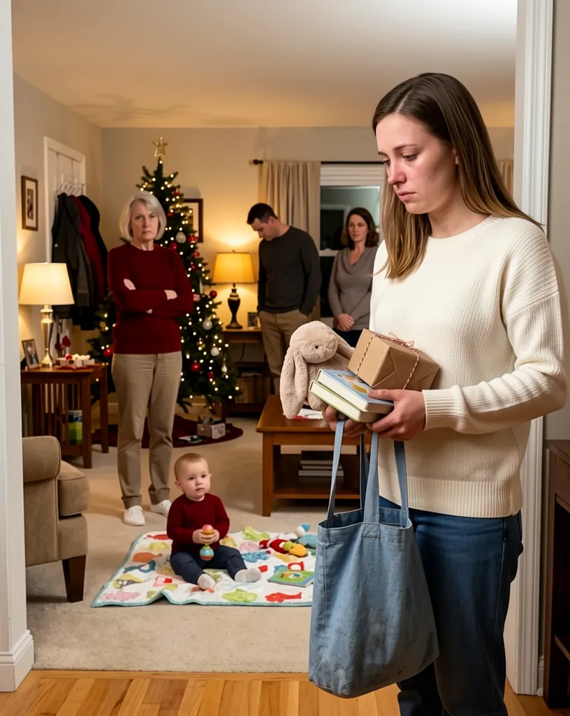 Mother humiliates baby at Christmas