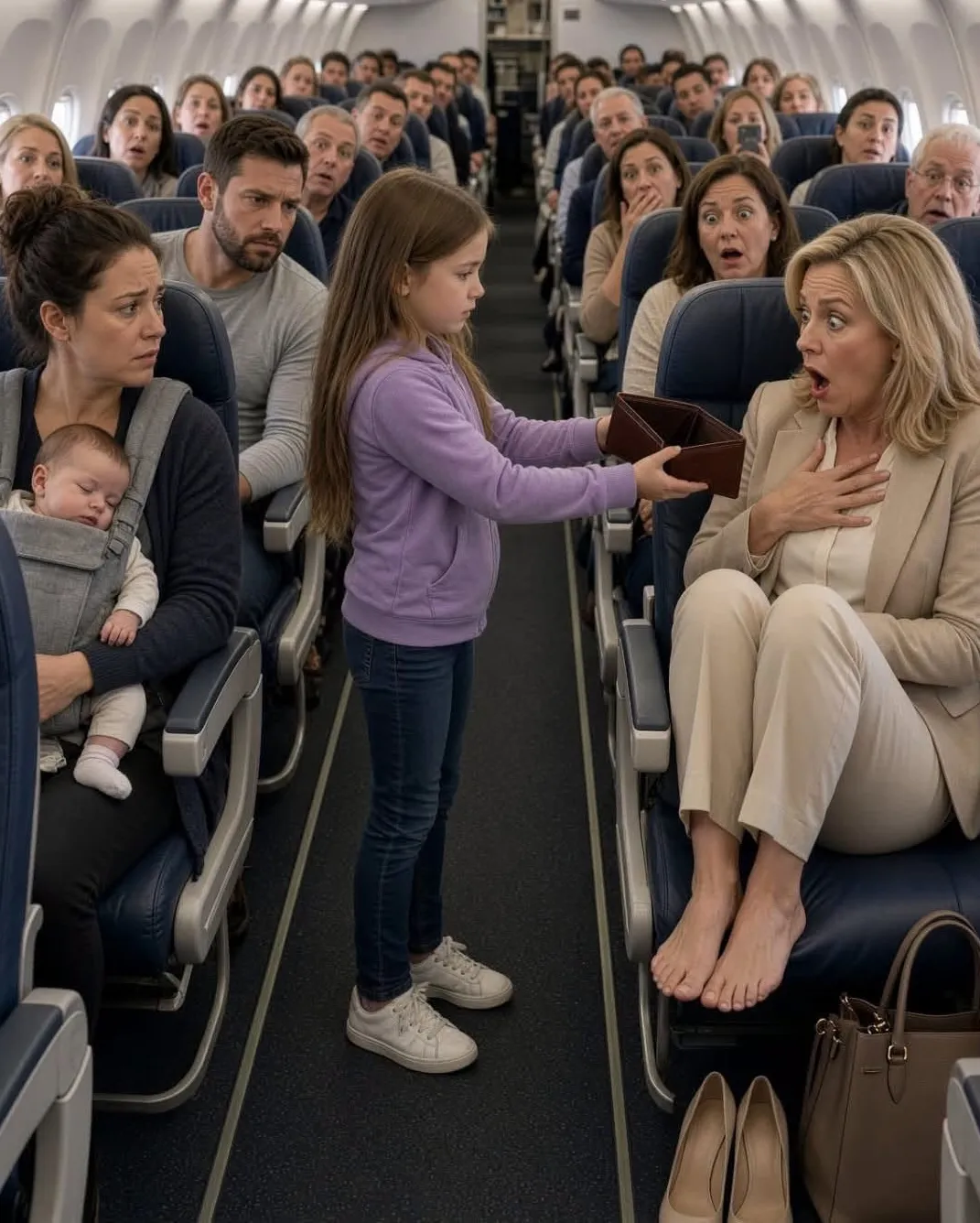 Daughter's bold move exposes seat thief