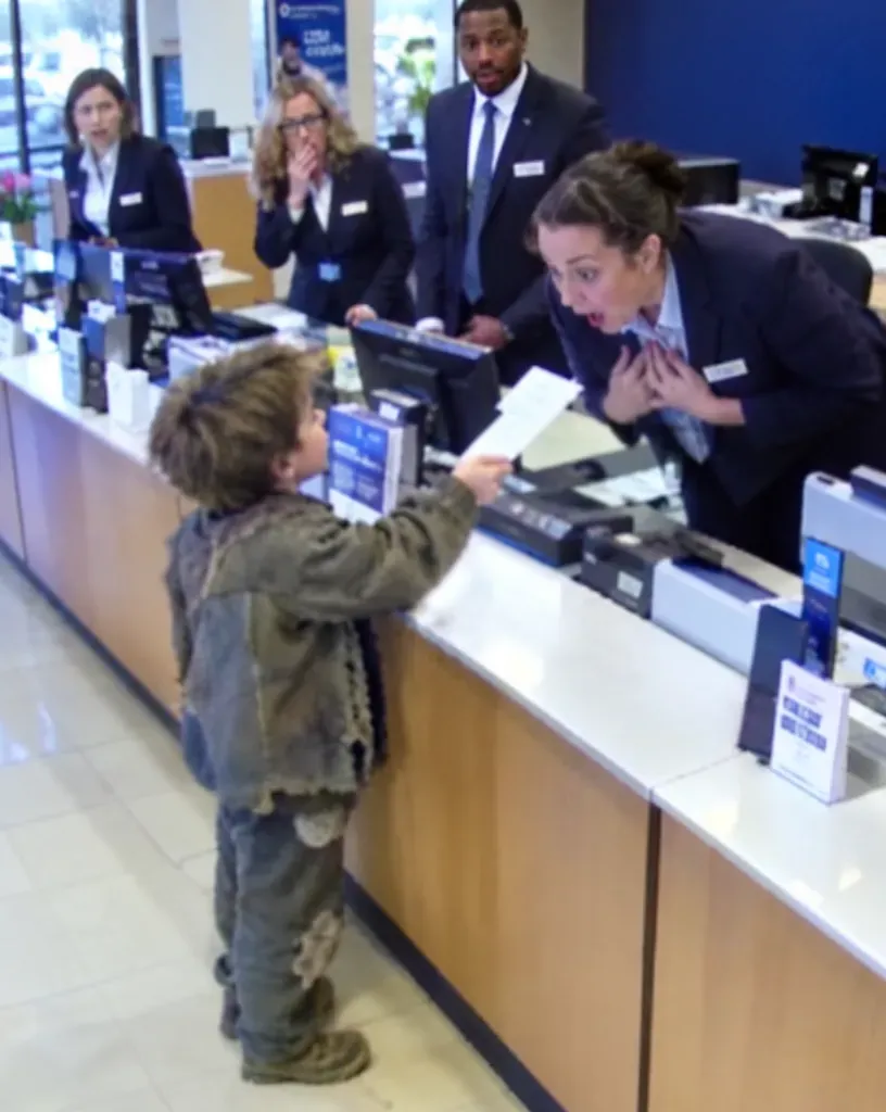Bank manager surprised by boy's wealth