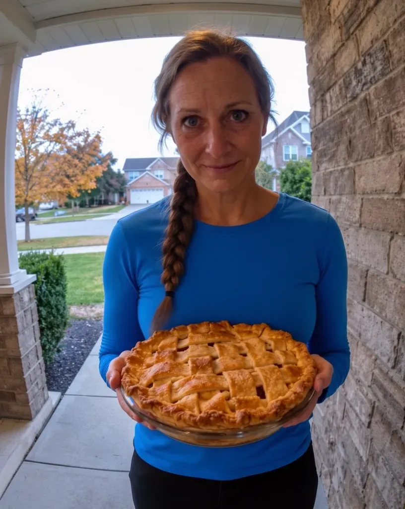 Secret message in neighbor's pie