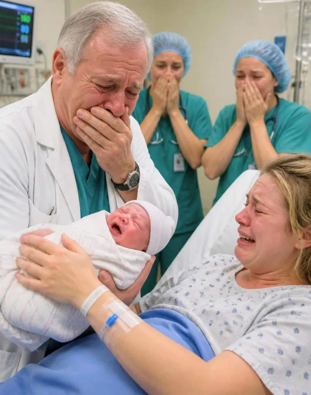 Woman gives birth, shocking discovery follows