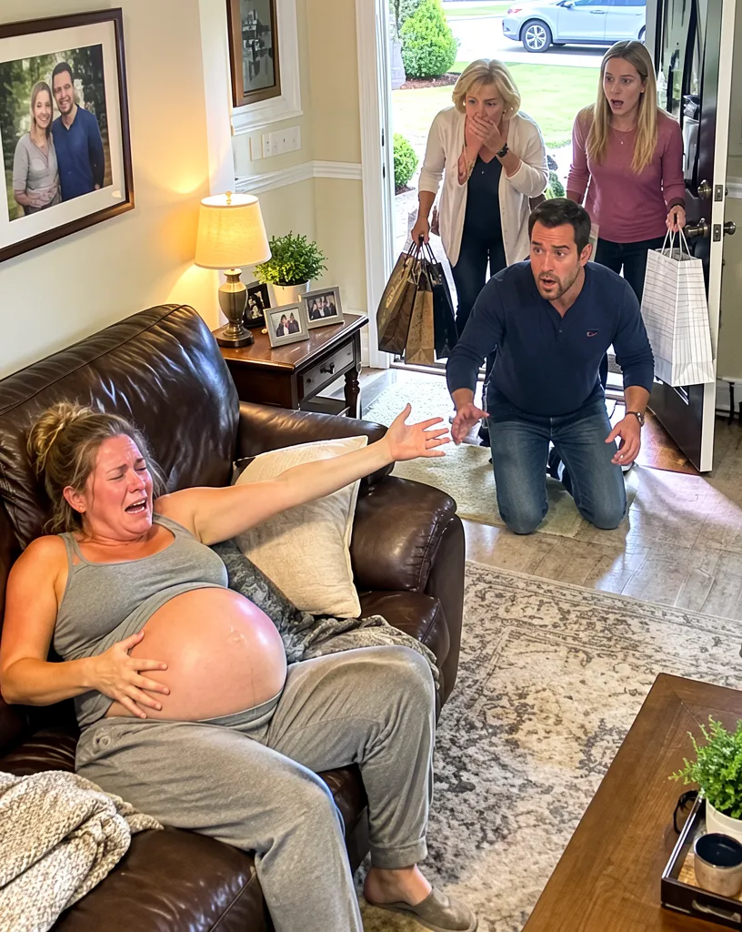Abandoned in labor with twins