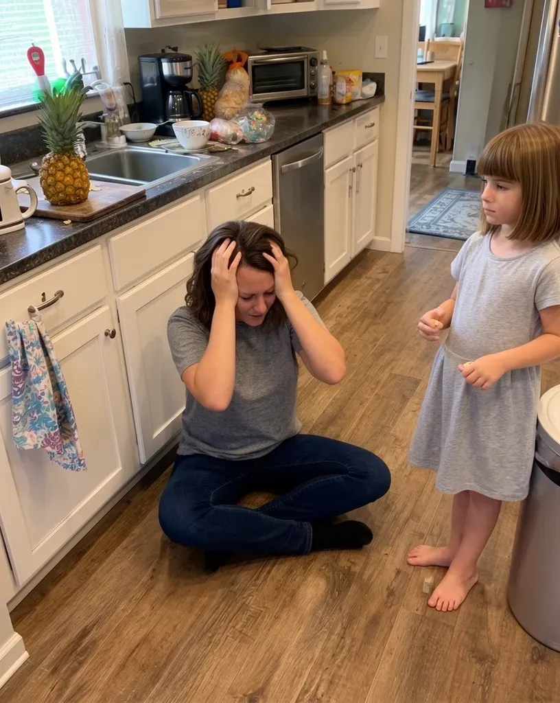 Sister steals money, daughter surprises.